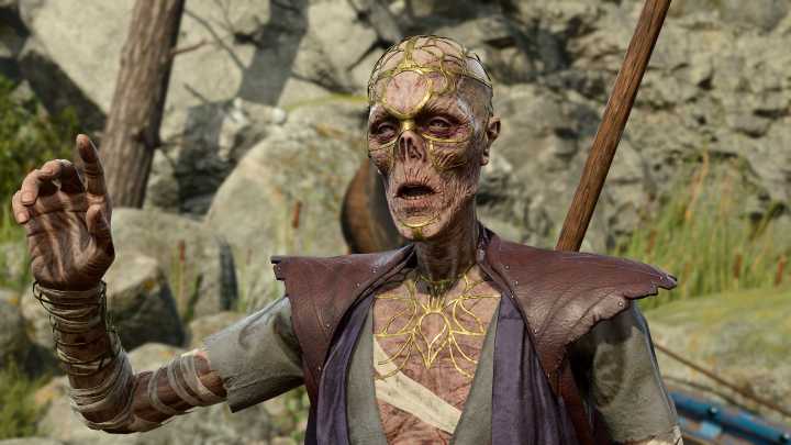 A new Baldur's Gate 3 mod restores cut dialogue where Withers gets gently bullied by a child