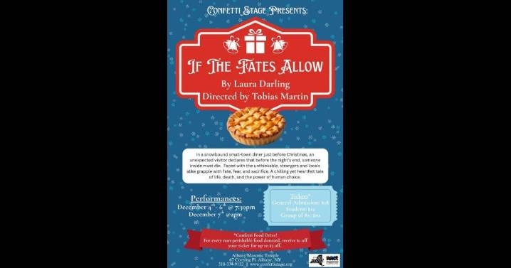 'If The Fates Allow' – a bittersweet comedy plays in Albany