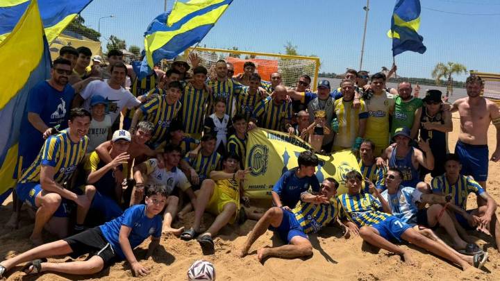 El fútbol playa masculino de Central se quedó con el título de la Liga Argentina