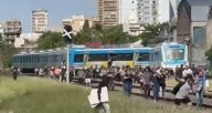 Descarriló una formación del Tren Sarmiento en Liniers y hay 20 heridos