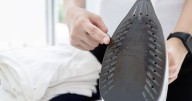 Burnt-on iron stains will disappear in seconds when wiped with 1 'magic' item loved by cleaner