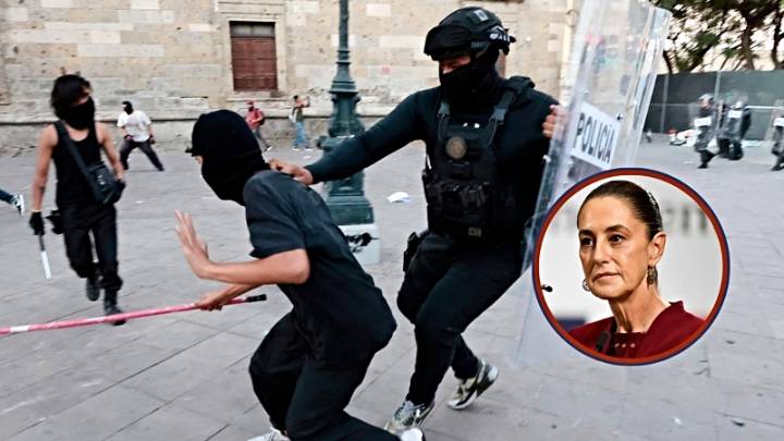 México: más de 100 heridos deja multitudinaria marcha contra el gobierno de Claudia Sheinbaum