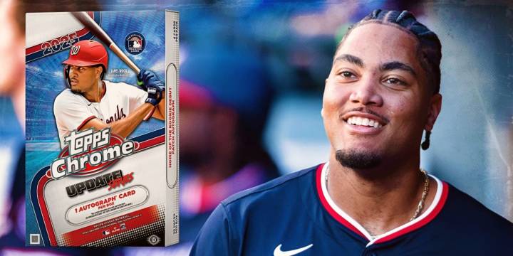 James Wood named cover athlete for 2025 Topps Chrome Update Series