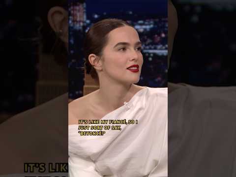 #ZoeyDeutch knew #JimmyTatro was going to propose when he planned dinner 🤣 #FallonTonight