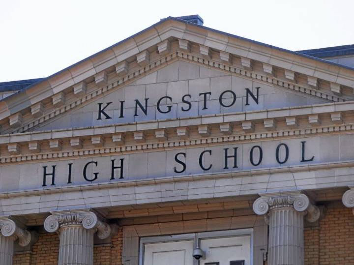 School buses collide at Kingston High School