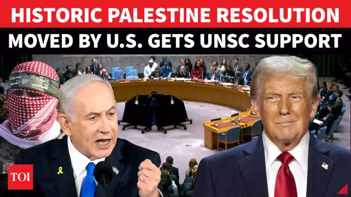 U.S. Resolution Offering Pathway To Palestinian Statehood Gets UNSC Backing; Gaza Resolution Decoded