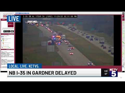 TRAFFIC ALERT: NB I-35 in Gardner