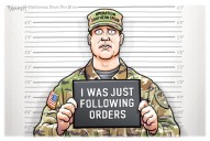 Cartoon: Just following orders