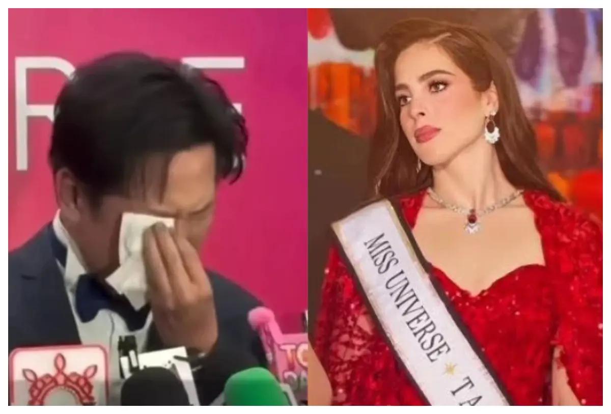 “Soy humano”: Nawat Itsaragrisil rompe en llanto tras ofender a Fátima Bosch en Miss Universe 2025