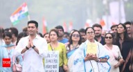 'Be ready': Mamata leads TMC's rally against SIR; Abhishek claims 'revision fear claimed 7 lives'