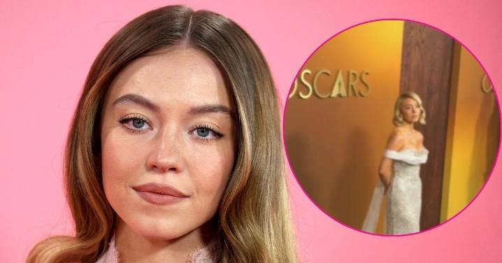 Sydney Sweeney Wears Daring Low-Cut Shimmery Dress to Governors Awards as She Chats With Tom Cruise: Watch