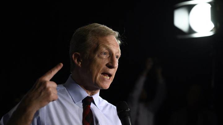 El multimillonario progresista Tom Steyer anunció su candidatura a gobernador de California
