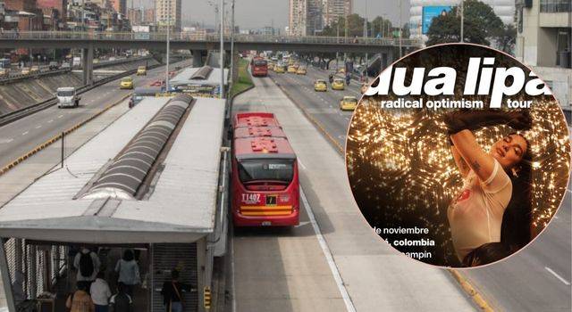 Llegue o salga del concierto de Dua Lipa y el Megaland MusicFest 2025 en Transmilenio, les contamos las rutas