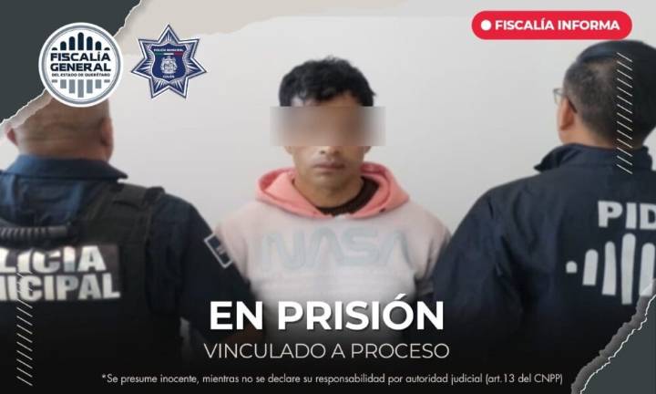 Vinculado a proceso y en prisión por robo calificado en Colón