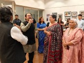 ‘When your ex surprises you...’: Aamir Khan visits Reena Datta’s art exhibition in Mumbai