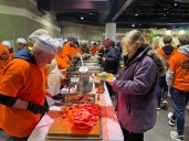 CBS 58 goes inside the kitchen with volunteers as they prep to feed thousands for Thanksgiving Racine