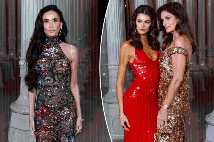 The best red carpet looks from the LACMA Art + Film Gala 2025 : Demi Moore, Kaia Gerber, Cindy Crawford, Elle Fanning and more