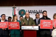 Exigen diputados del PRI libertad de presos políticos