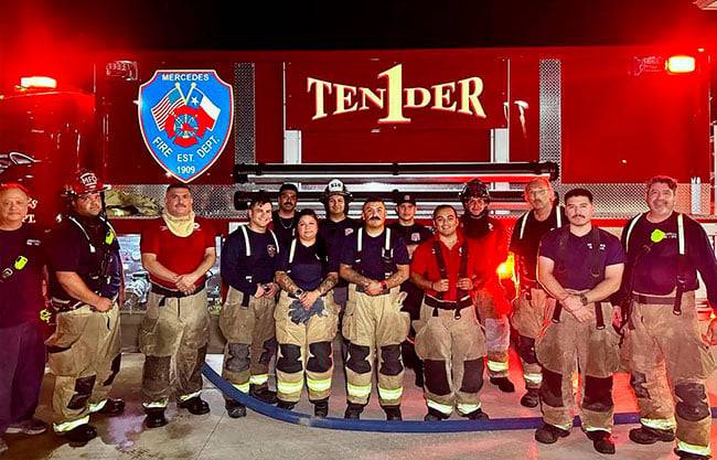 Concluye capacitación de Bomberos de Ramos Arizpe en Mercedes, Texas