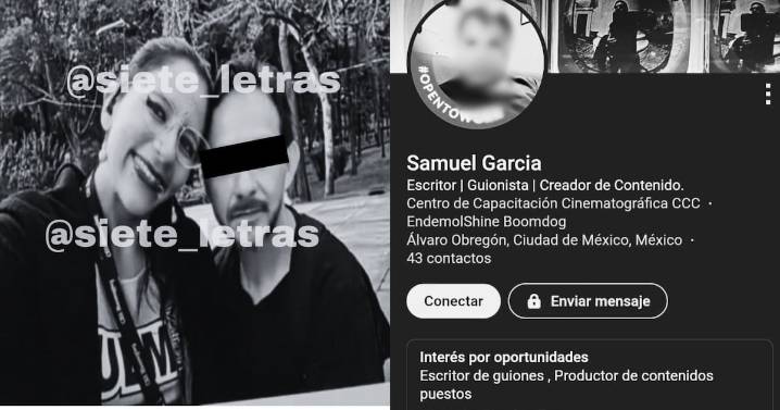 Samuel García, guionista y feminicida de Daniela Cabrera, trabajó en La Casa de los Famosos