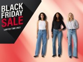 Shop up to 50% off bestselling women's jeans during Levi's Black Friday Sale