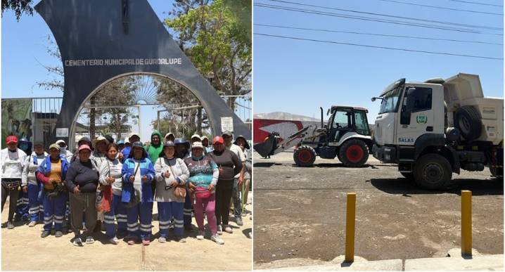 Ica: campaña de limpieza y mantenimiento en el cementerio municipal de Salas