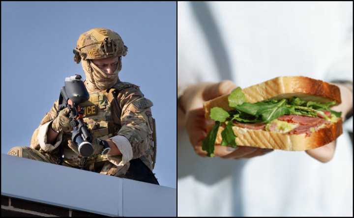Declaran inocente a hombre que lanzó un sándwich contra un agente federal en Washington