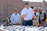 Presidente José Jerí verificó destrucción de más de 8,200 armas