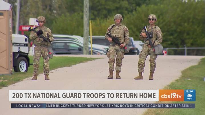 Donations sought for care packages for 20 returning Texas National Guard troops