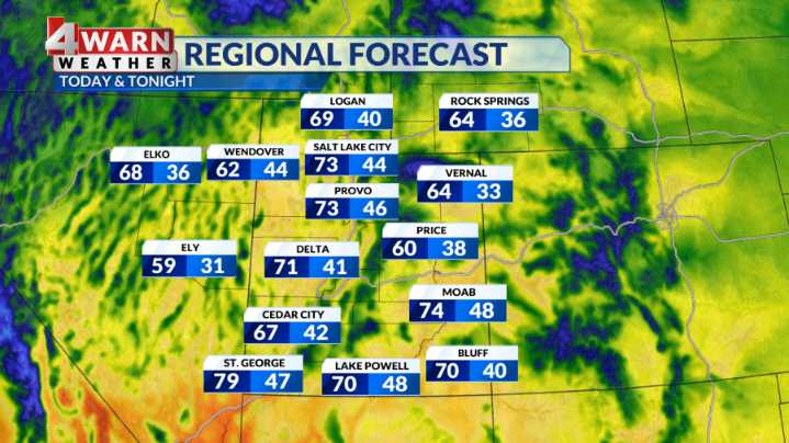 Warm Wednesday afternoon, but a front brings showers and cooler temperatures