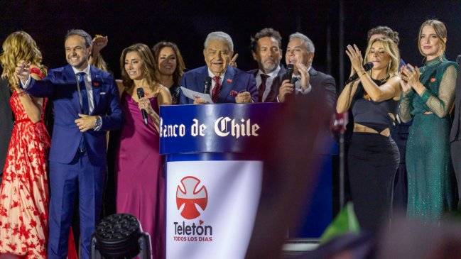 Teletón 2025 superó la meta llegando a un total de $44.253.268.546