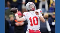 No. 1 Ohio State beats No. 15 Michigan 27-9, sets up game with No. 2 Indiana for B10 title