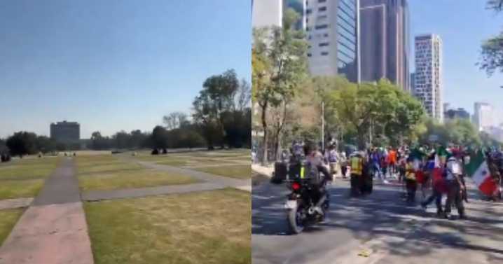 Convocatoria de la Generación Z queda vacía en la UNAM; al Ángel llegan pocos