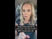 Tampa International Airport has only had 1 day of measurable rainfall for November