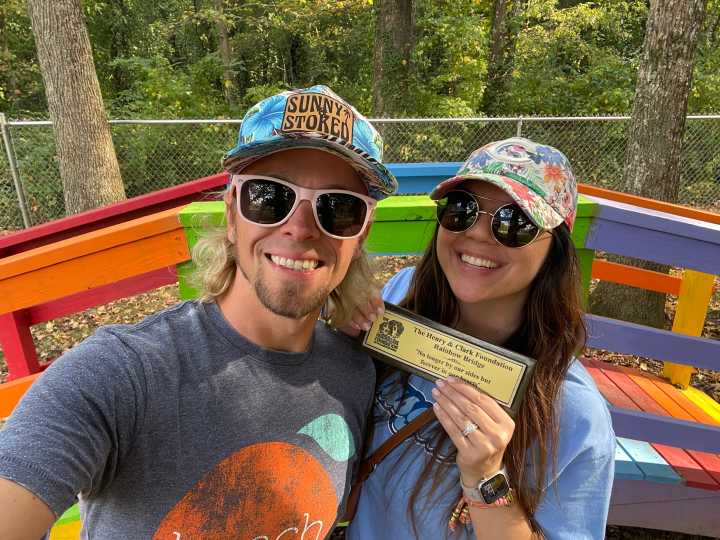 Henry and Clark Foundation builds rainbow bridge in Glasgow to honor fallen pets