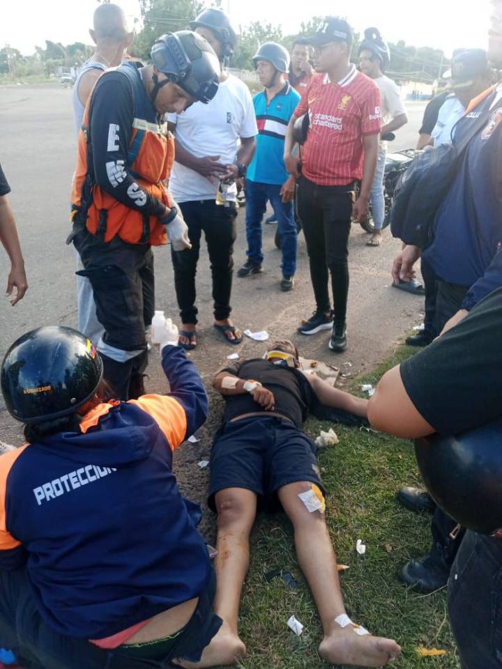 Atropello de un perro acabó con dos heridos en La Macarena