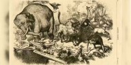 November 7, 1874- First cartoon of the Republican Party elephant