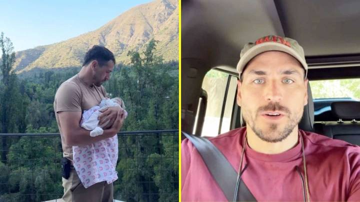 El tierno video de Pangal con su bebé tras volver del Mundial de Rafting