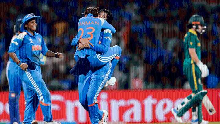 At the stroke of midnight, women in blue script history—India beat South Africa to clinch 1st World Cup