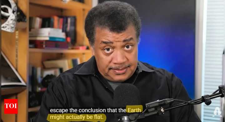 Did American astrophysicist Neil deGrasse Tyson really 'admit' the earth is flat?
