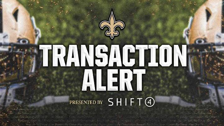 Saints announce roster moves and injury update