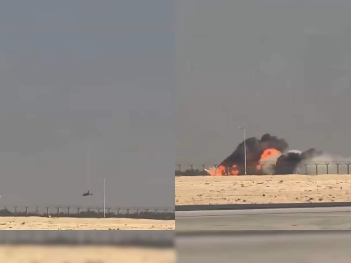 Tejas Fighter Jet Crashes At Dubai Air Show, Sparks Fire; Pilot Dead