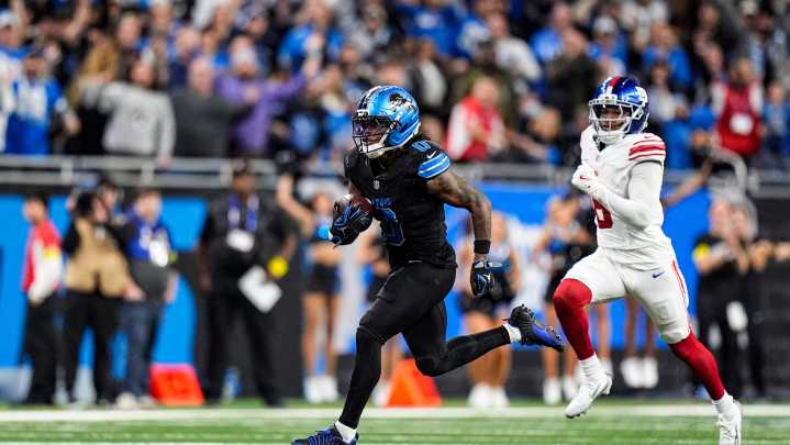 Detroit Lions RB Jahmyr Gibbs NFC Offensive Player of the Week again