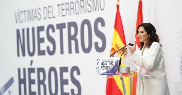 Ayuso abrirá en 2027 un memorial en recuerdo de las víctimas del terrorismo en pleno centro de Madrid