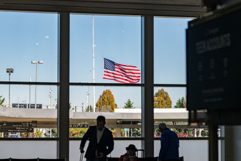 US airline flight cancellations fall as air traffic absences shrink