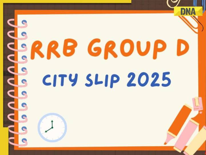 RRB Group D Exams 2025 BIG Update: City intimation slip out at rrbcdg.gov.in