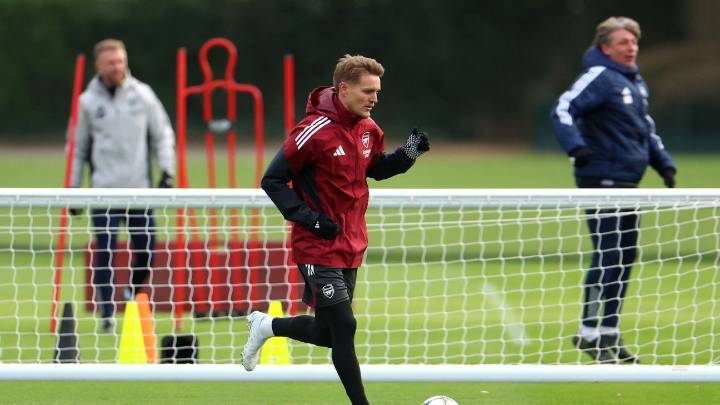 Arsenal's Martin Ødegaard could return against Bayern Munich