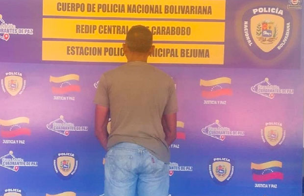 PNB captura a un hombre en Bejuma solicitado en Caracas por violencia de género