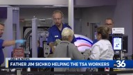 Father Jim Sichko thanks TSA workers with free meals at Blue Grass Airport amid shutdown
