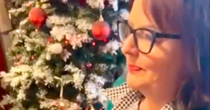 Mum who keeps Christmas tree up year round reveals heartwarming reason she does it